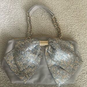 Discontinued Betsy Johnson Sequin Bow Purse NWOT